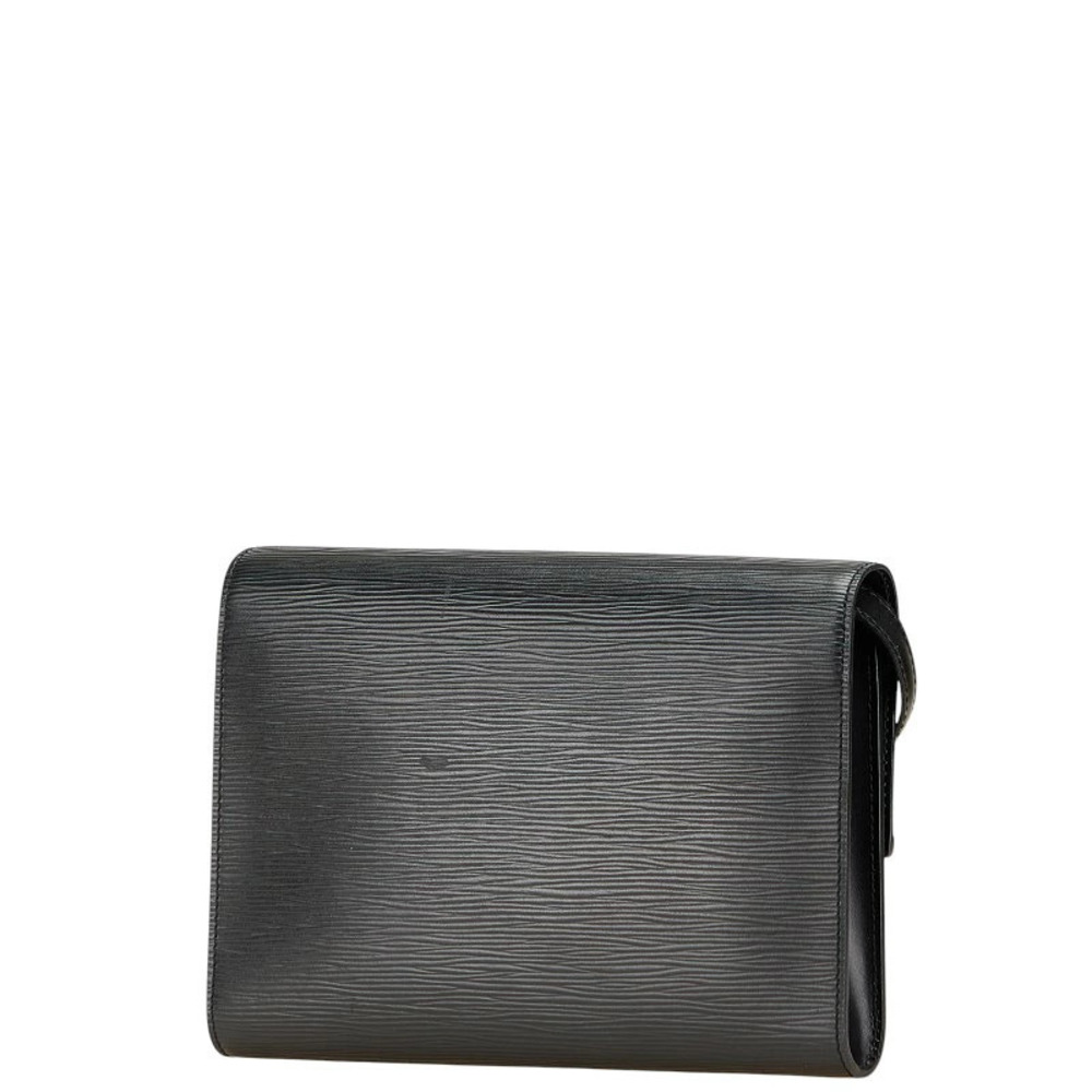 Louis Vuitton Arche Shoulder Crossbody Leather Bag Noir Epi Black